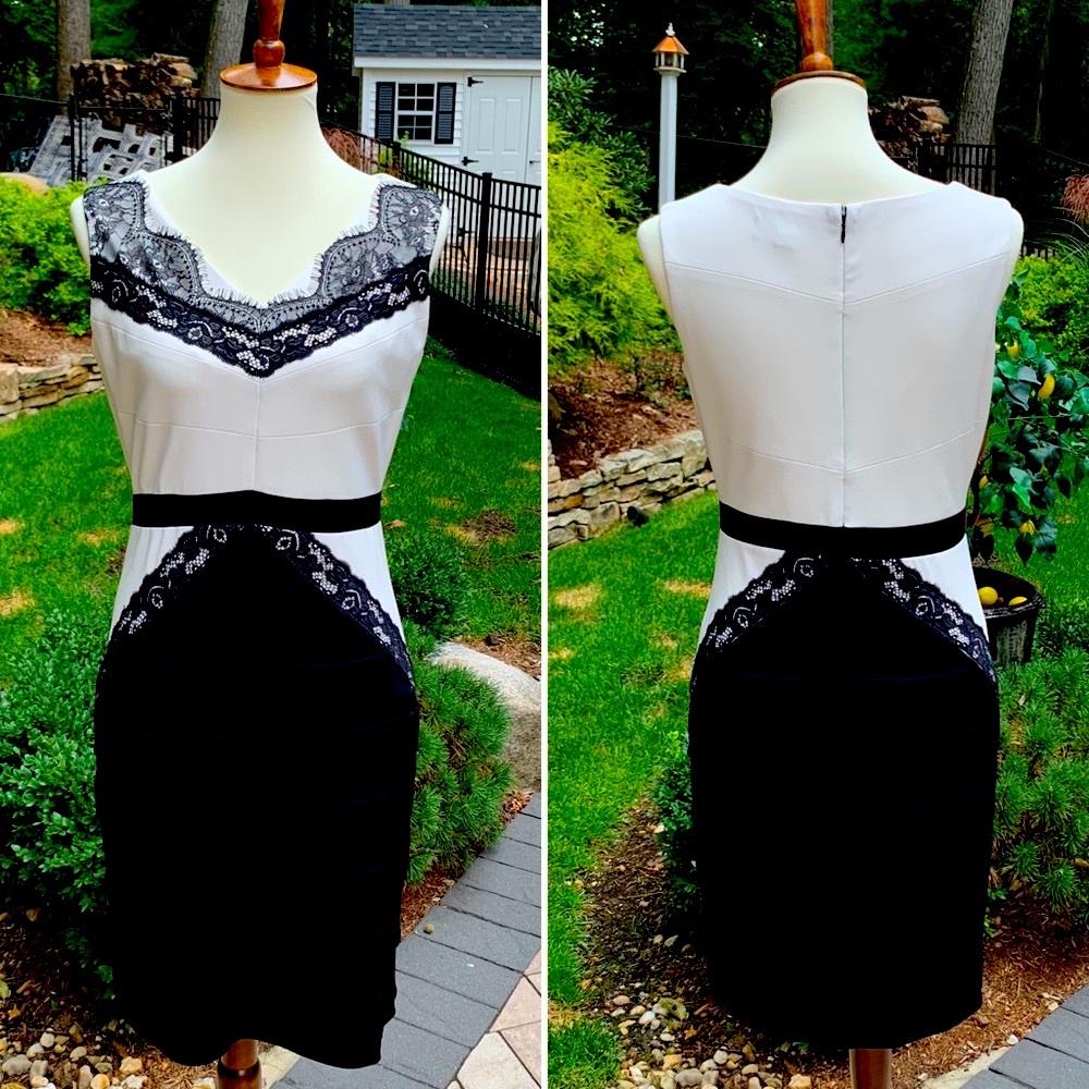 Like New, Dressbarn Black & White Dress